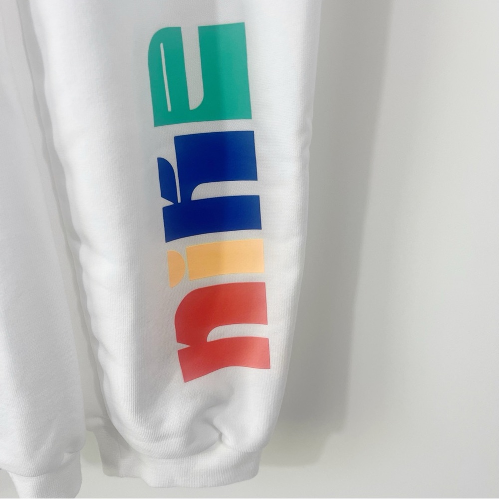 Nike Optimism White Sweatpants Size Small - Picture 7 of 11